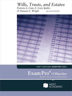 cover image of Exam Pro on Wills, Trusts, and Estates, Objective